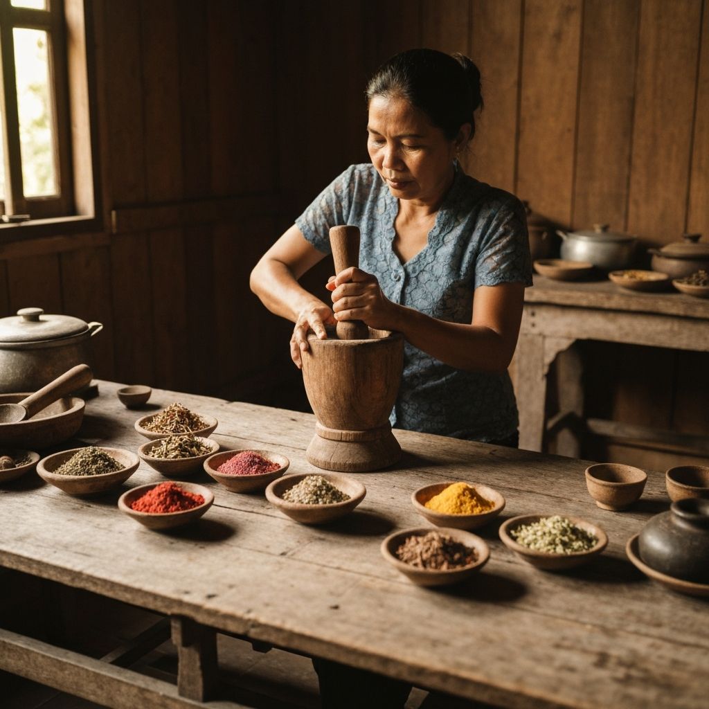 Traditional jamu preparation techniques